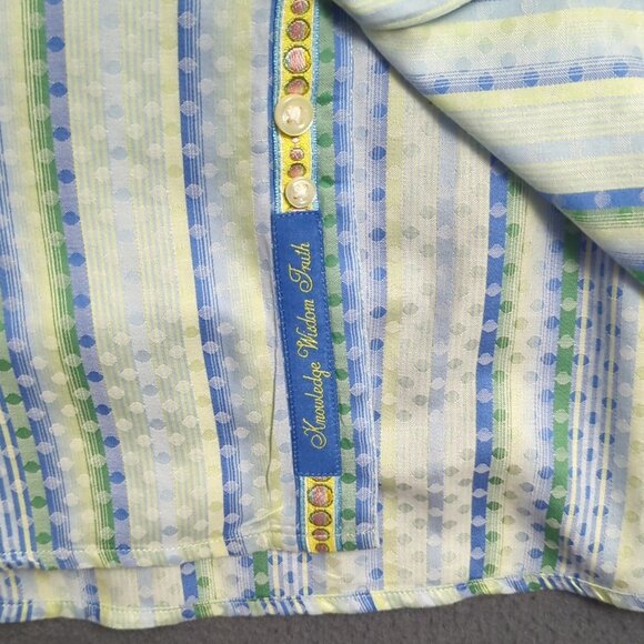 Robert Graham Shirt Men's 3XL Multicolor Flip Cuff Long Sleeve Button Up - Picture 5 of 11